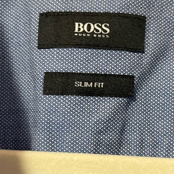 Purple & Blue Boss Button up Shirt - Picture 3 of 3